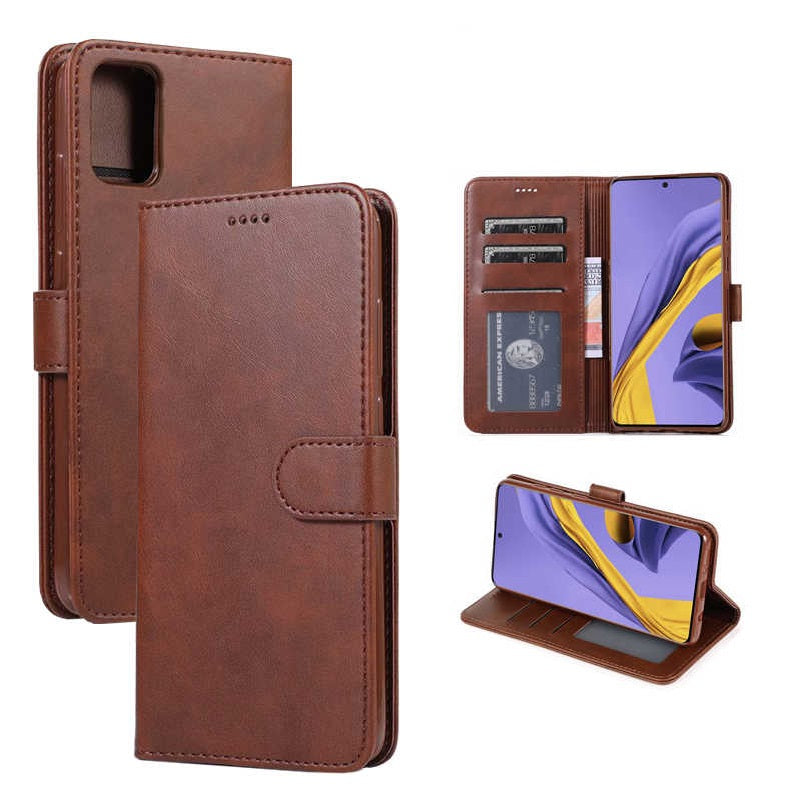 Étui portefeuille folio en cuir pour Samsung Galaxy A71 Étui portefeuille folio en cuir pour Samsung Galaxy A71